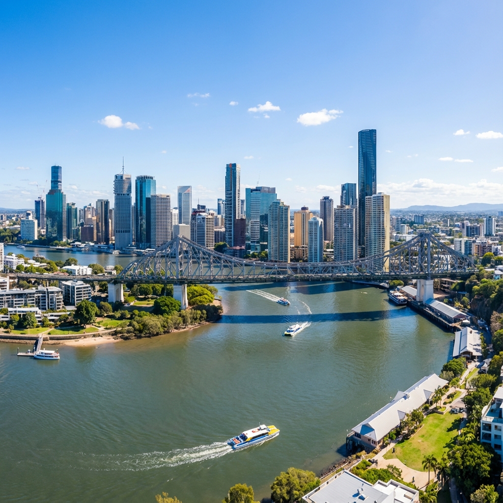 Brisbane city skyline
