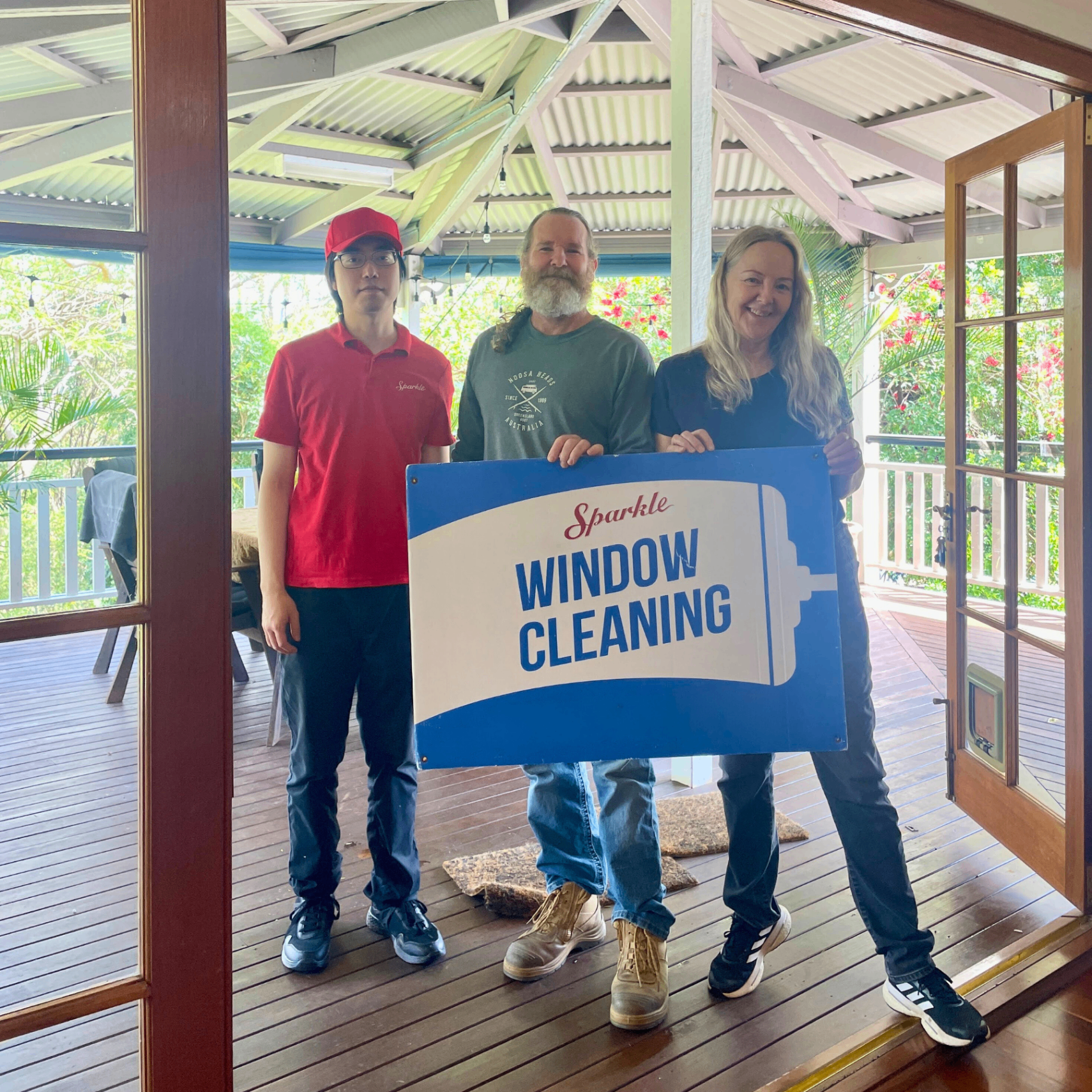 Sparkle window cleaning service