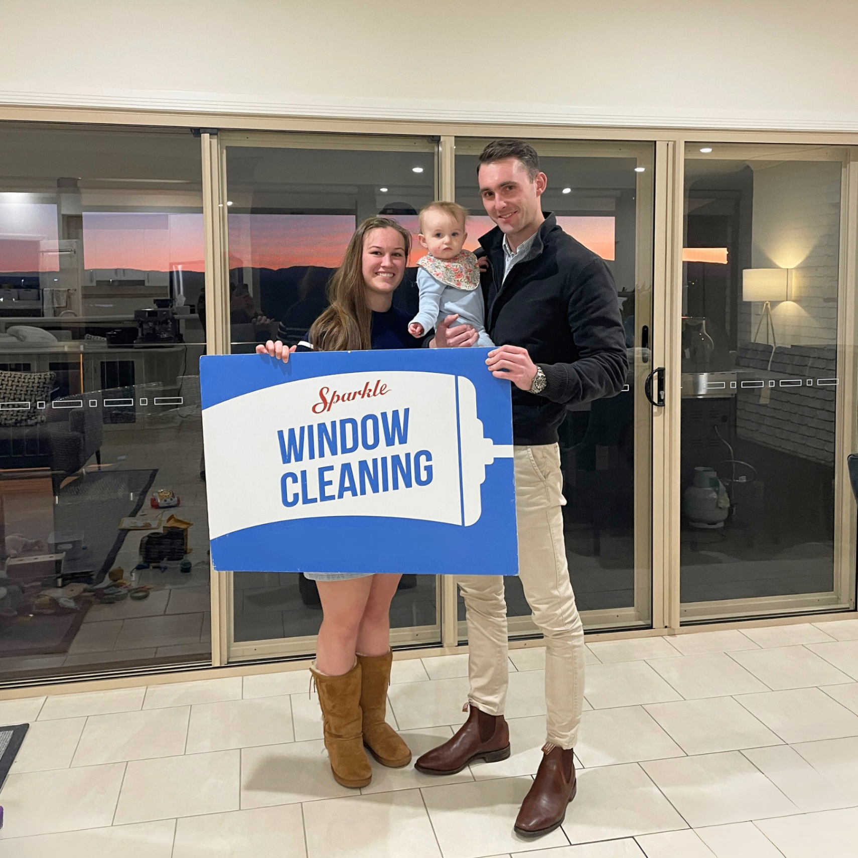 Professional window cleaning service