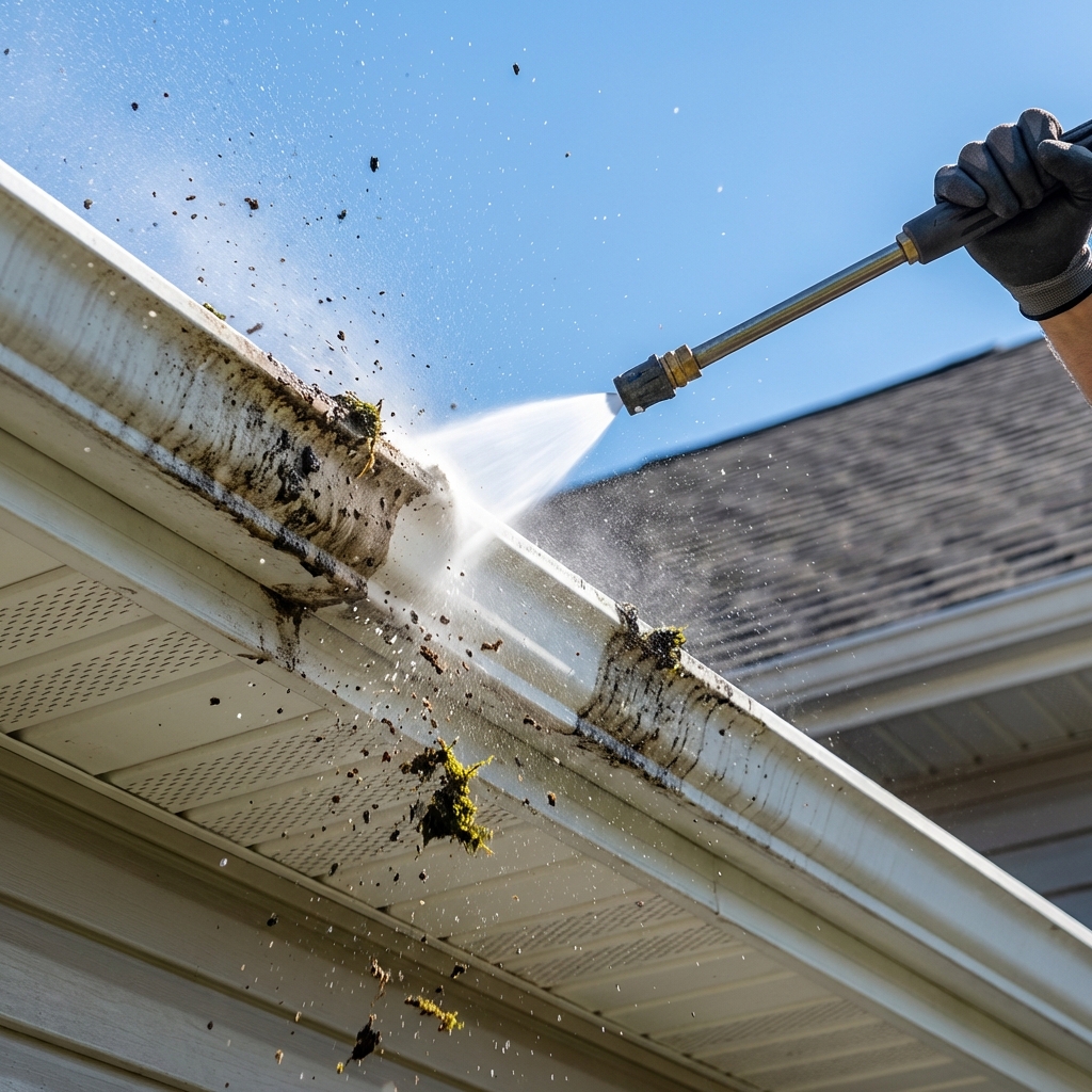 Professional External Gutters cleaning