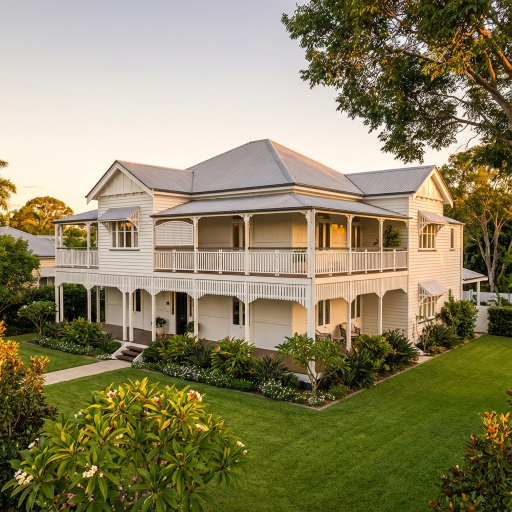 Grand colonial home in Clayfield