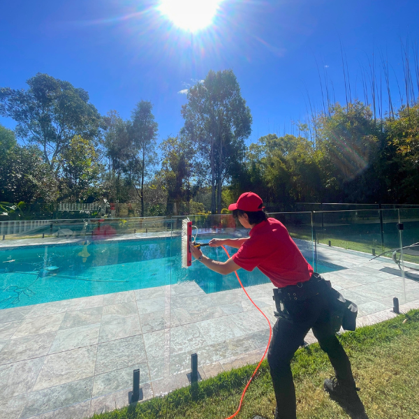 Professional Balustrade & Pool Glass Cleaning in North Lakes