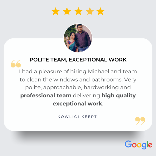 Google review - Polite Team, Exceptional Work