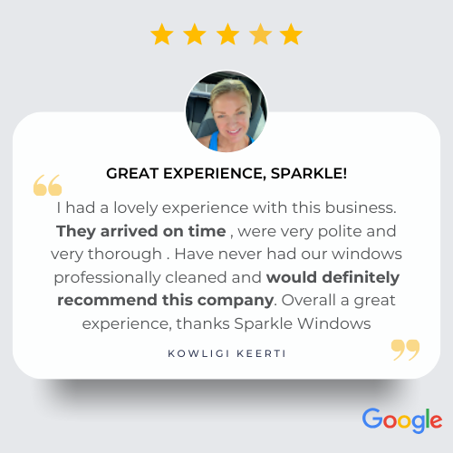 Google review - Great Experience, Sparkle