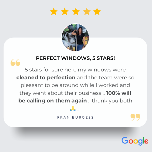 Google review - Perfect Windows, 5 Stars