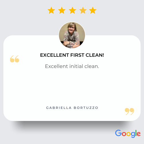 Google review - Excellent First Clean