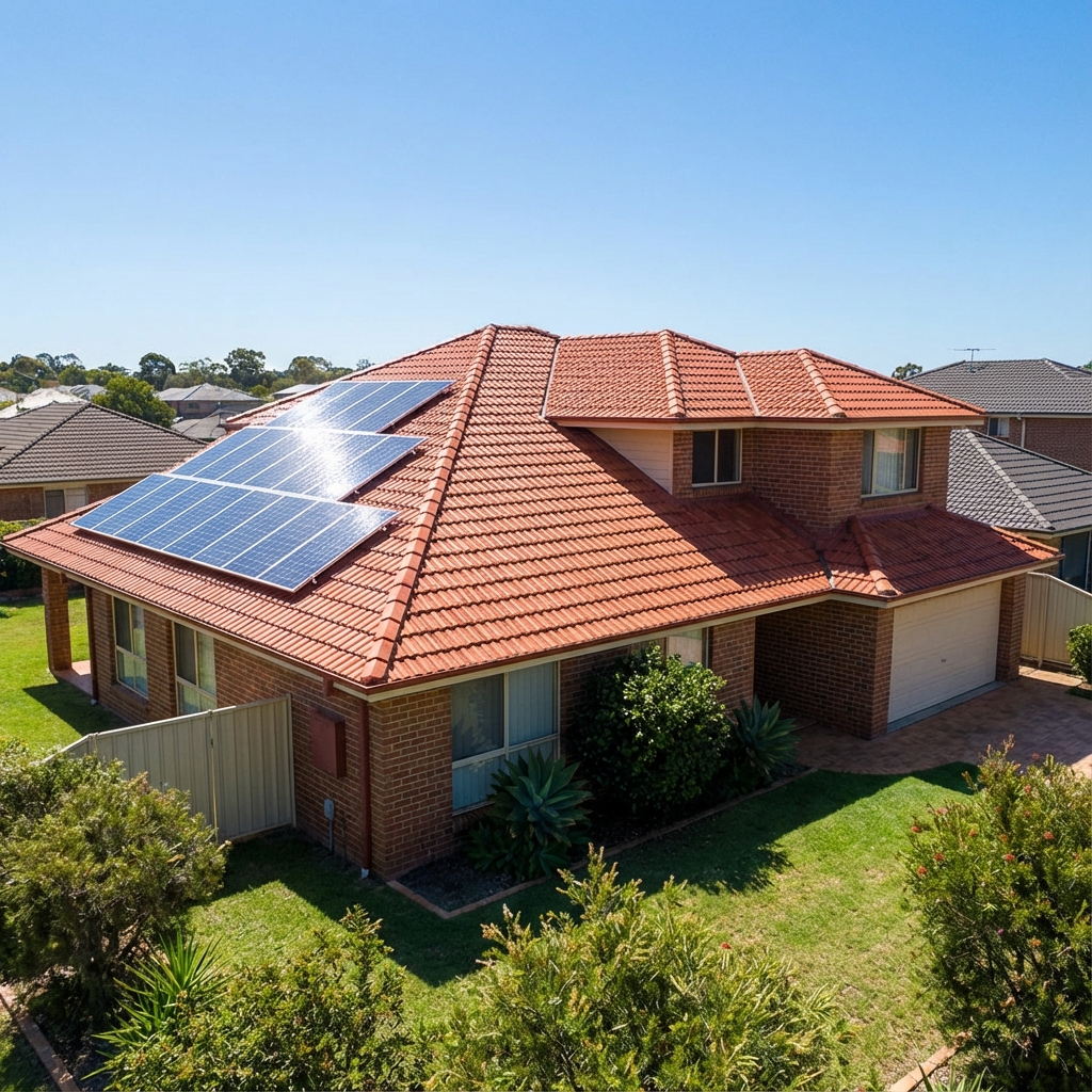 Cleaning Roofs with Solar Panels in Bundamba & Goodna
